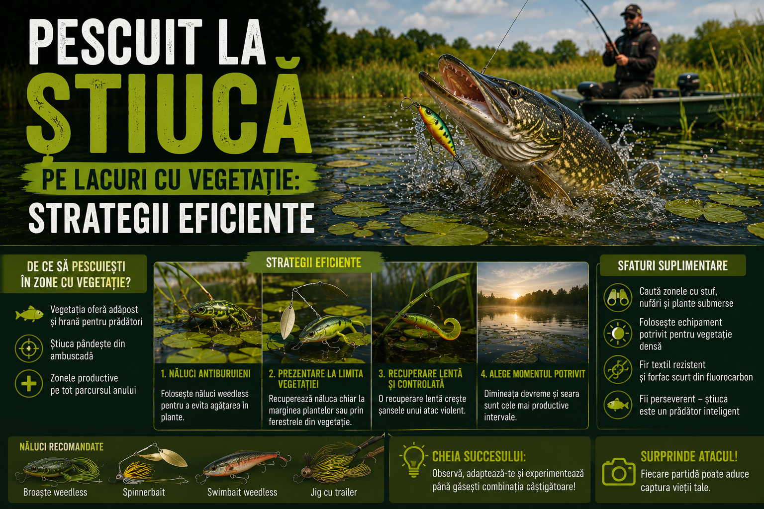 pescuit la stiuca in agatatura